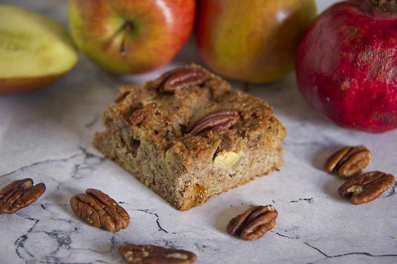 sugar free spiced apple cake