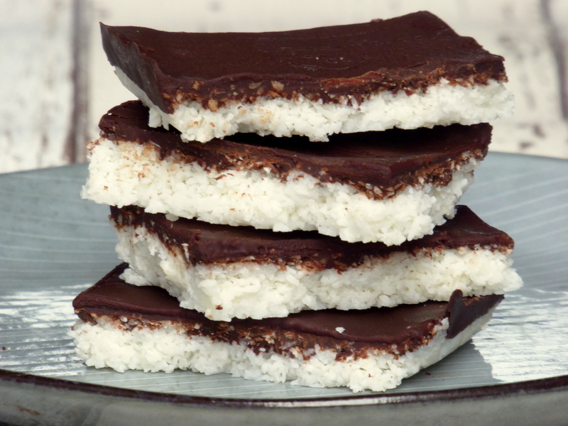 sugar free coconut slice