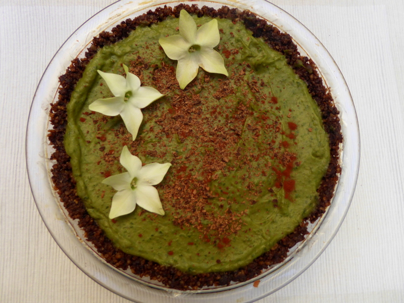 sugar free raw grasshopper pie