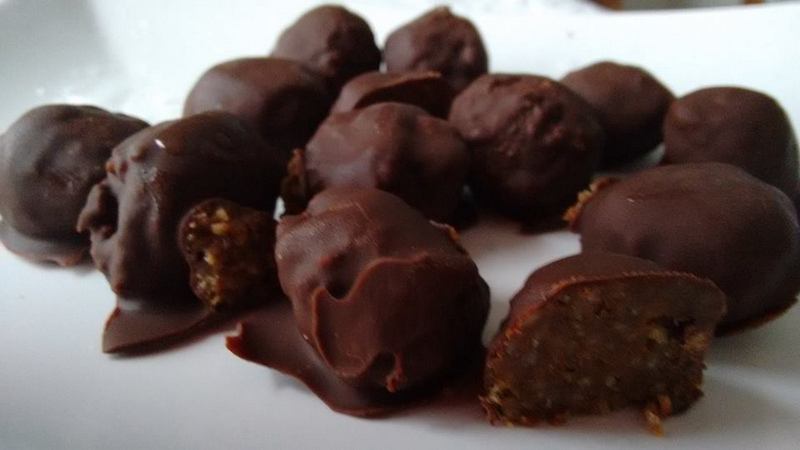 sugar free nutty fudgey chocolate lumps